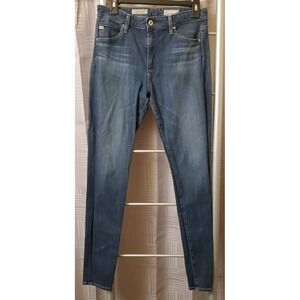 AG Adriano Goldschmied Blue Jeans Womens 28R The Farrah Skinny‎ Hi-Rise